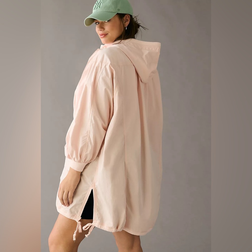 Daily Practice by Anthropologie Roland Oversized Parachute Jacket Light Pink